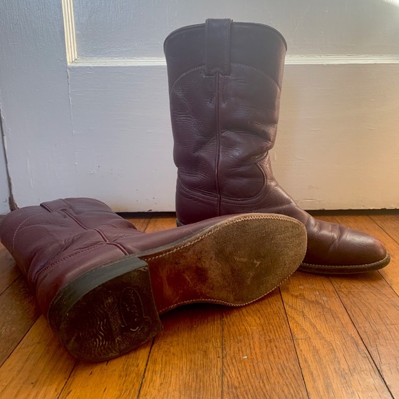 Justin Cowboy Boots - Picture 3 of 4